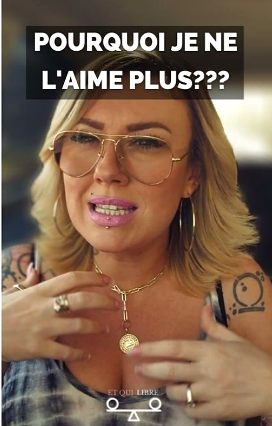 Cynthia-Lee dans sa vidéo « Pourquoi je ne l’aime plus ? »